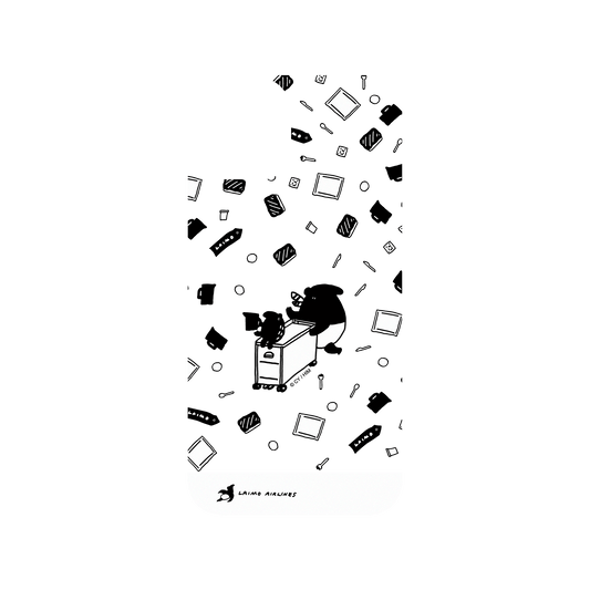 RHINOSHIELD X LAIMO Clear iPhone 13 Case - LAIMO AIRLINES