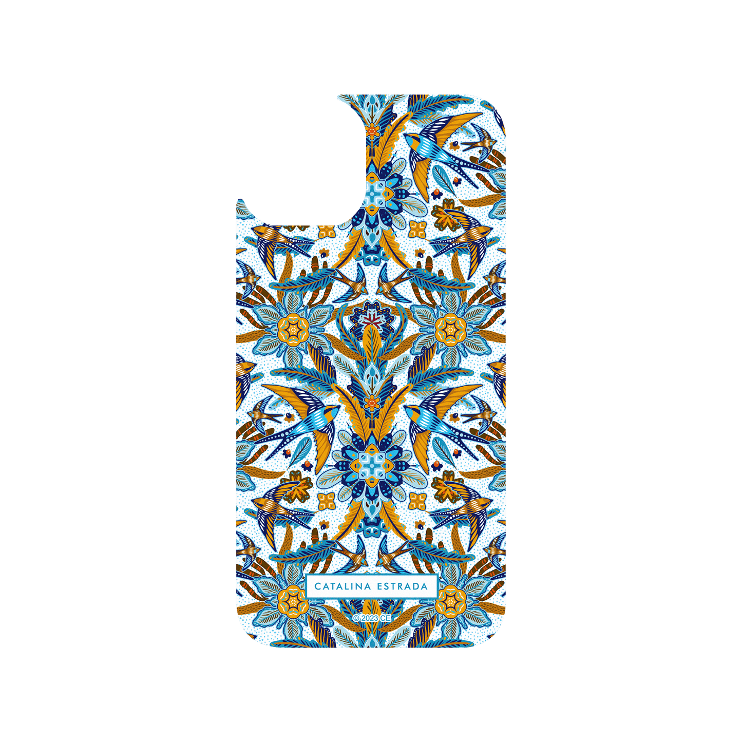 RHINOSHIELD X Catalina Estrada Clear iPhone 13 Case - Sparrow Sky