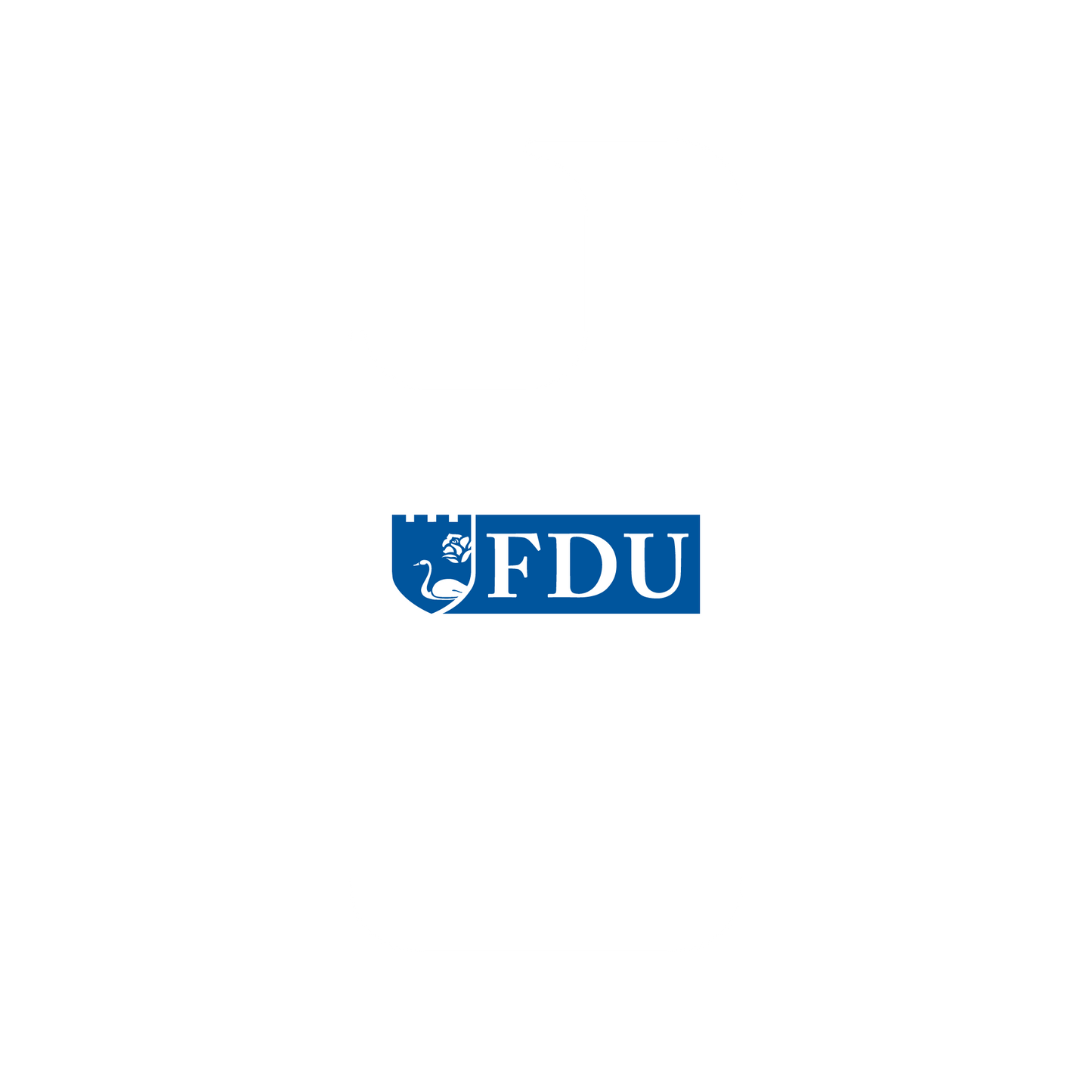 RHINOSHIELD X U.S. College Collections Clear Case (MagSafe compatible) iPhone 14 Pro - Fairleigh Dickinson University - Fairleigh Dickinson University™ - FDU Blue