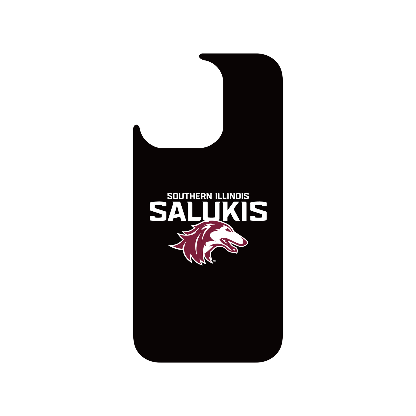 RHINOSHIELD X U.S. College Collections JellyTint iPhone 14 Pro Case - Southern Illinois University - Southern Illinois��� Dark