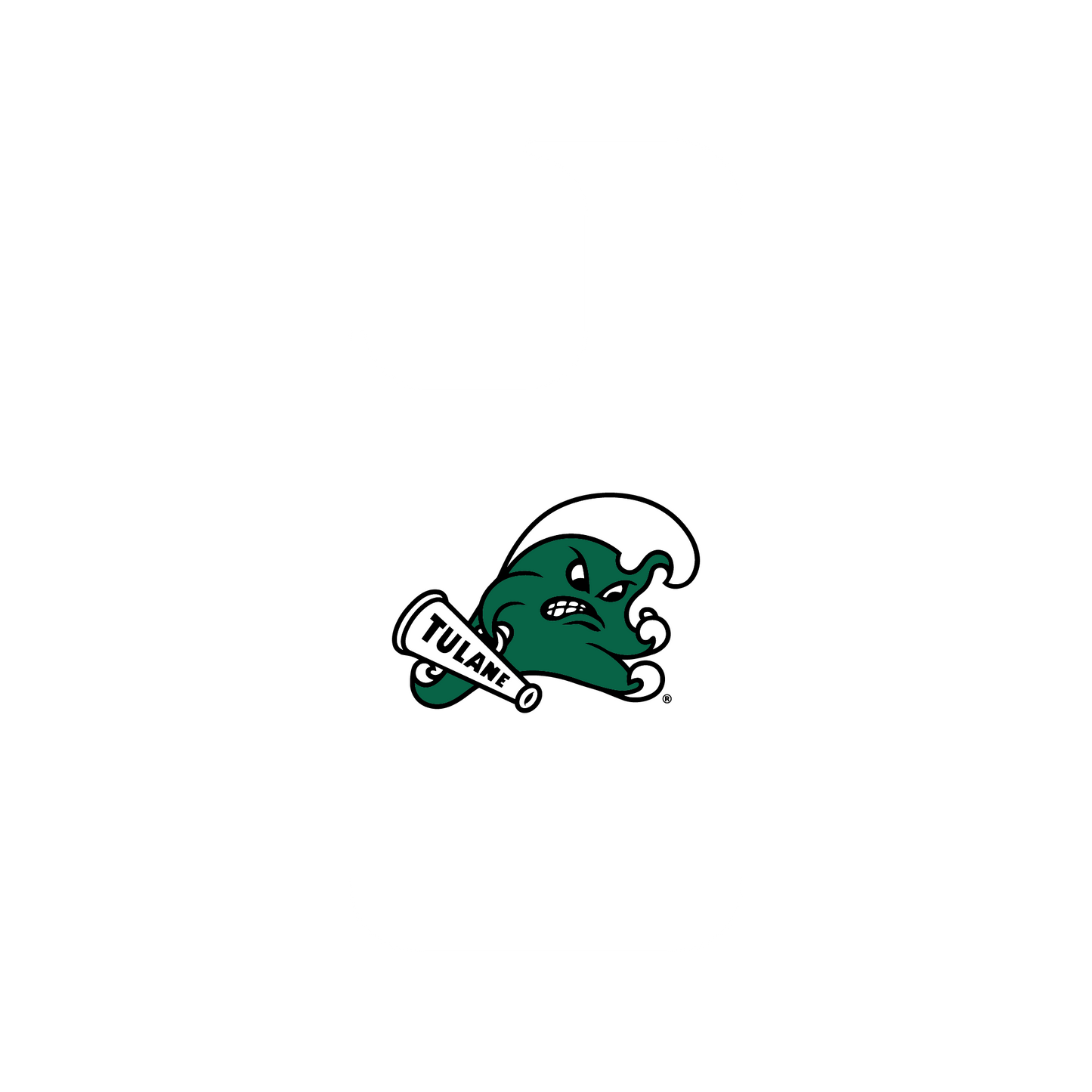 RHINOSHIELD X U.S. College Collections Clear Case (MagSafe compatible) iPhone 14 Pro - Tulane University - Tulane Light