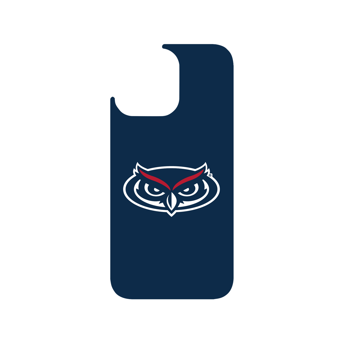 RHINOSHIELD X U.S. College Collections Clear iPhone 14 Pro Max Case - Florida Atlantic University - Owlsley - Dark