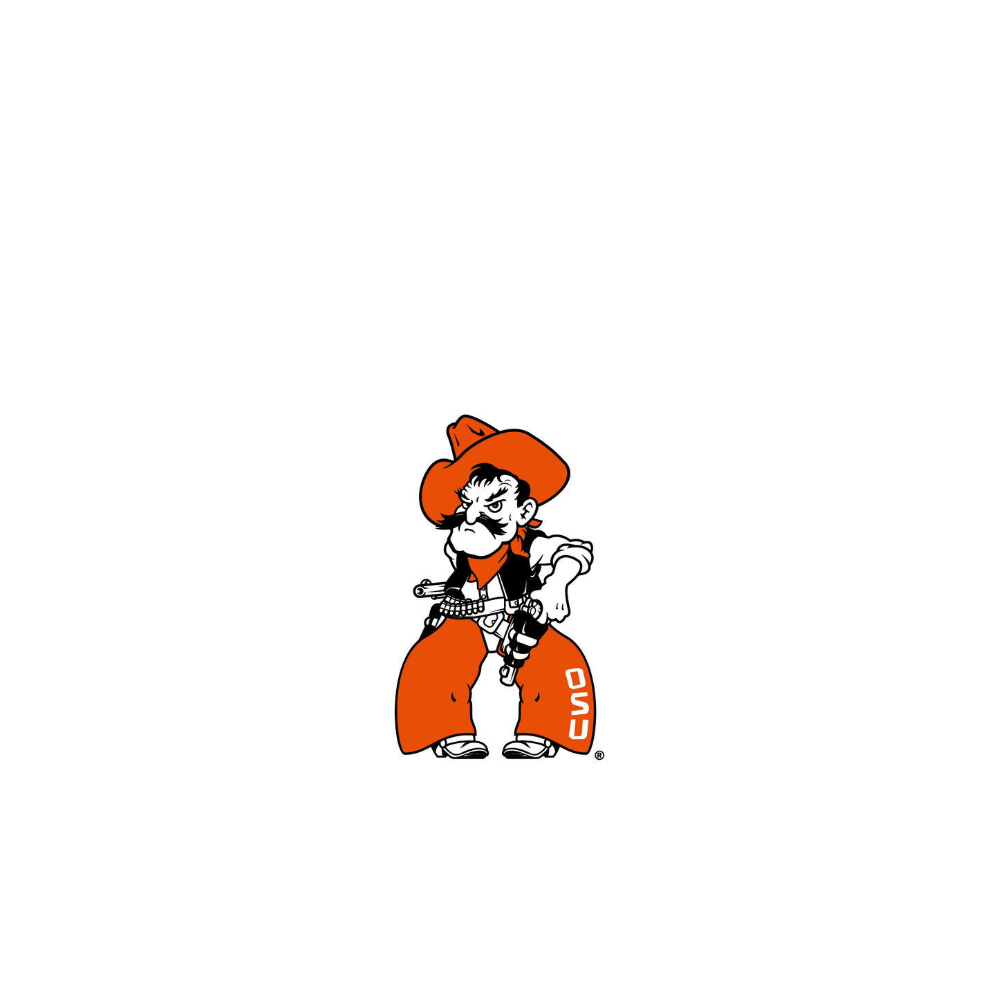 RHINOSHIELD X U.S. College Collections Clear Case (MagSafe compatible) iPhone 14 Pro Max - OSU Cowboys