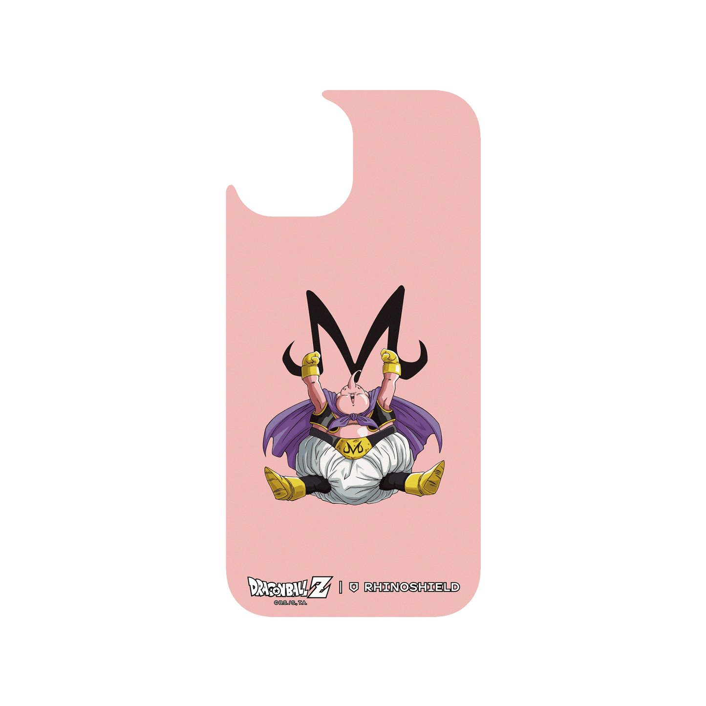 RHINOSHIELD X Dragon Ball Z Clear iPhone 15 Case - Majin Buu & Majin symbol