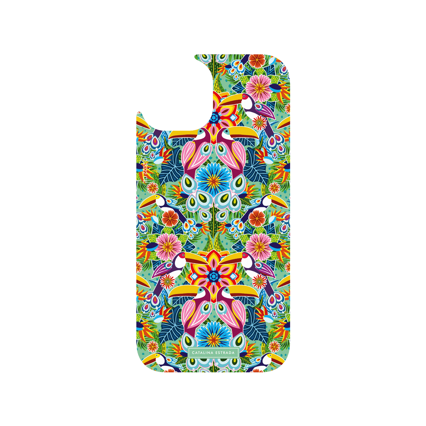 RHINOSHIELD X Catalina Estrada JellyTint (MagSafe compatible) iPhone 15 - Toucan Jungle