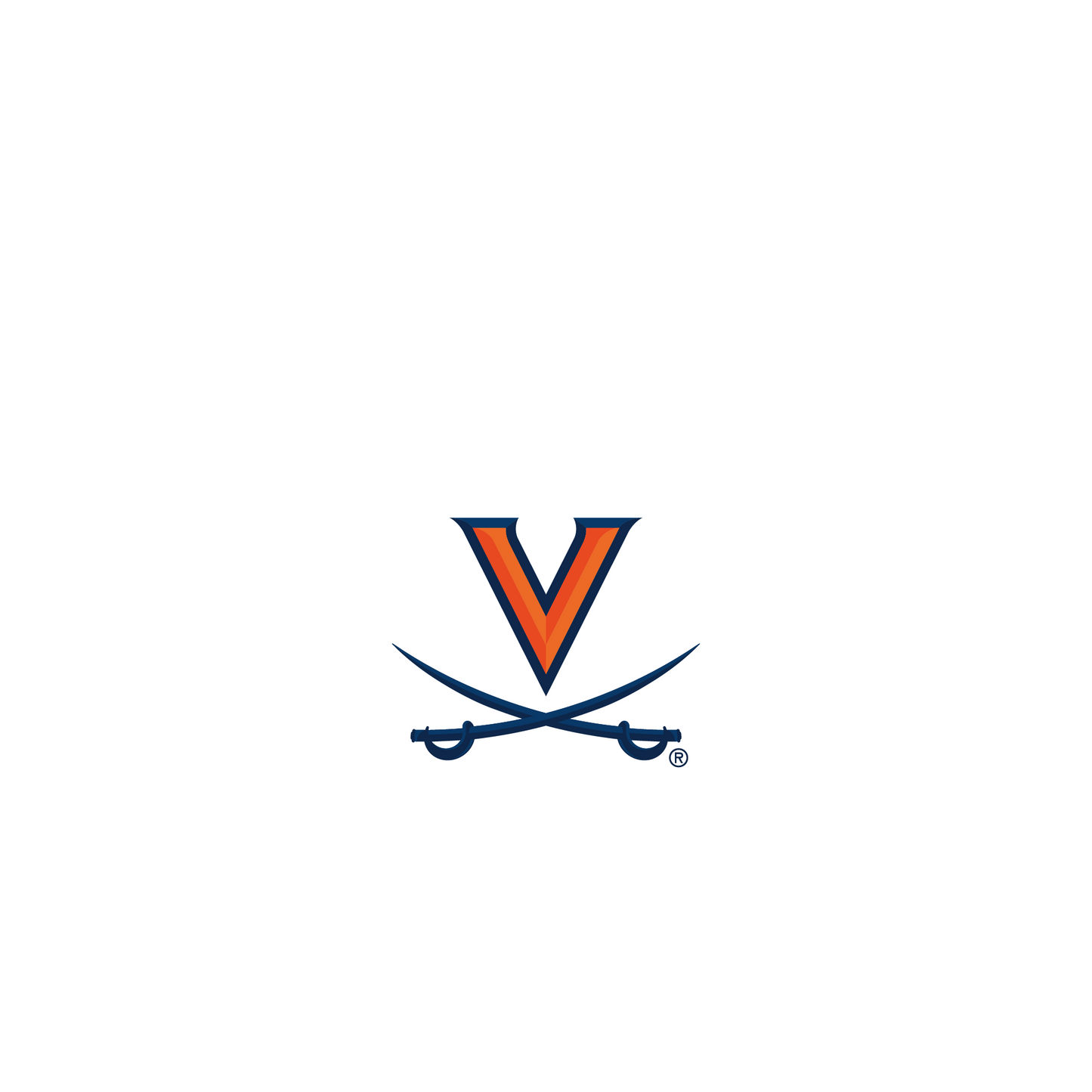 RHINOSHIELD X U.S. College Collections Clear iPhone 15 Case - University of Virginia - Virgina Hoos - Light