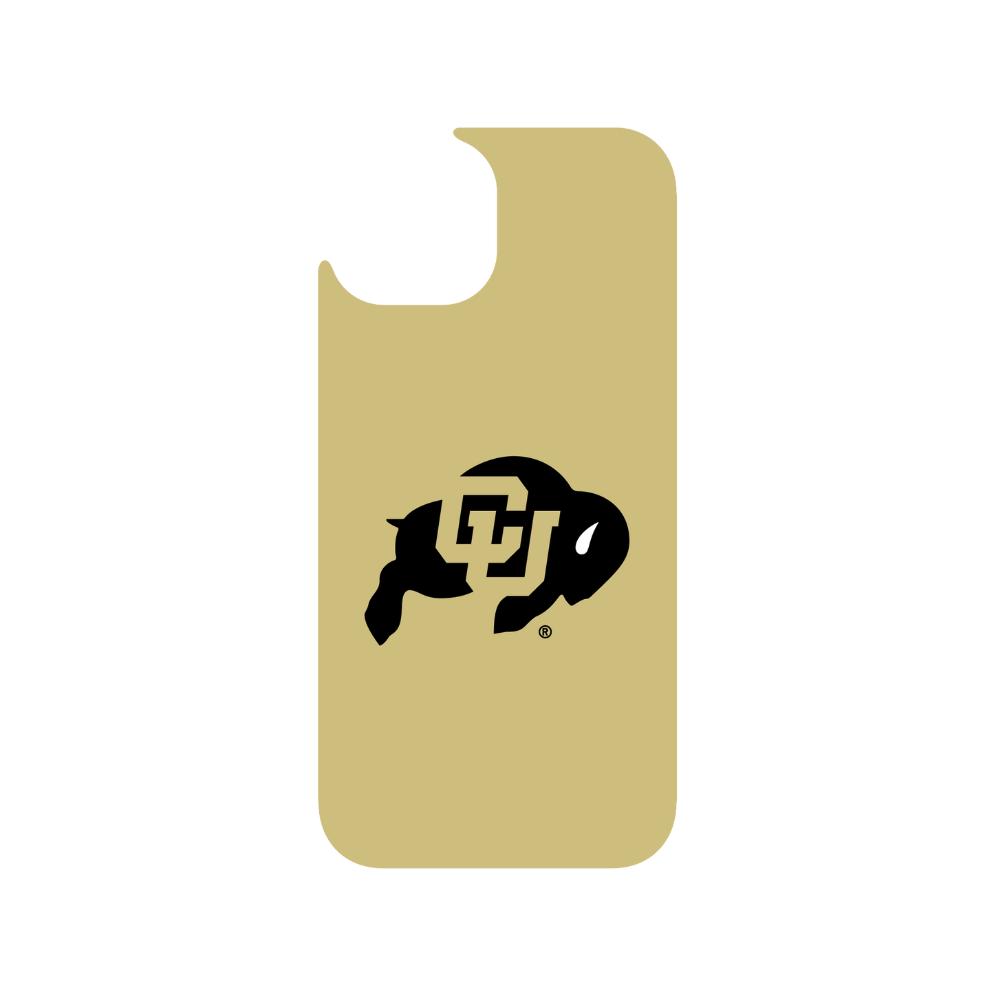 RHINOSHIELD X U.S. College Collections Clear iPhone 15 Case - Colorado-Gold