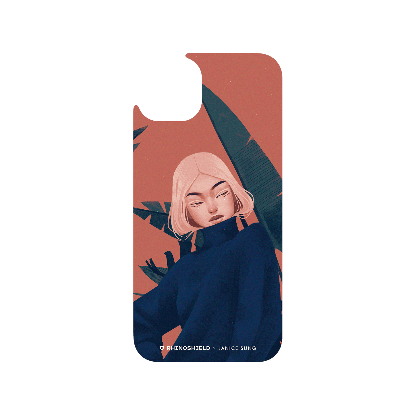 RHINOSHIELD X Janice Sung Clear iPhone 15 Plus Case - Coco