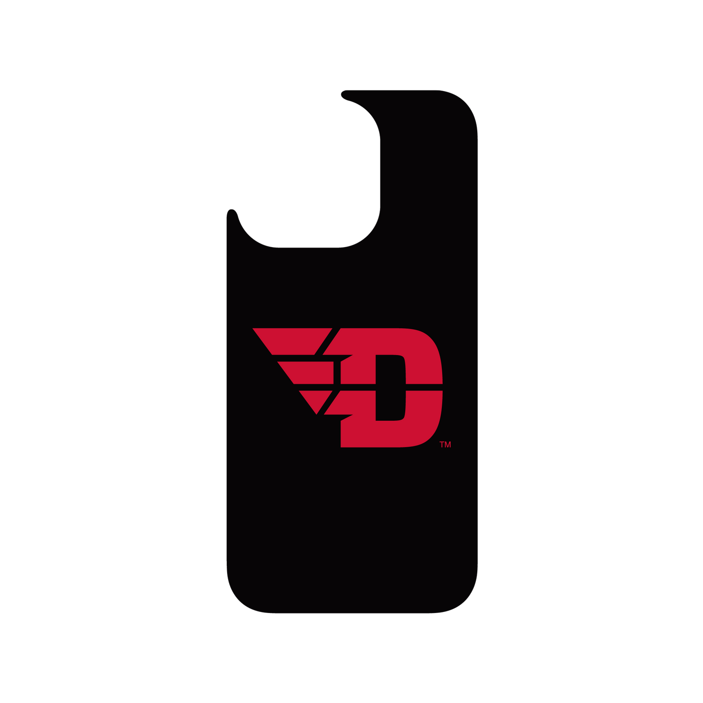 RHINOSHIELD X U.S. College Collections JellyTint (MagSafe compatible) iPhone 15 Pro - University of Dayton - Dayton Black Red