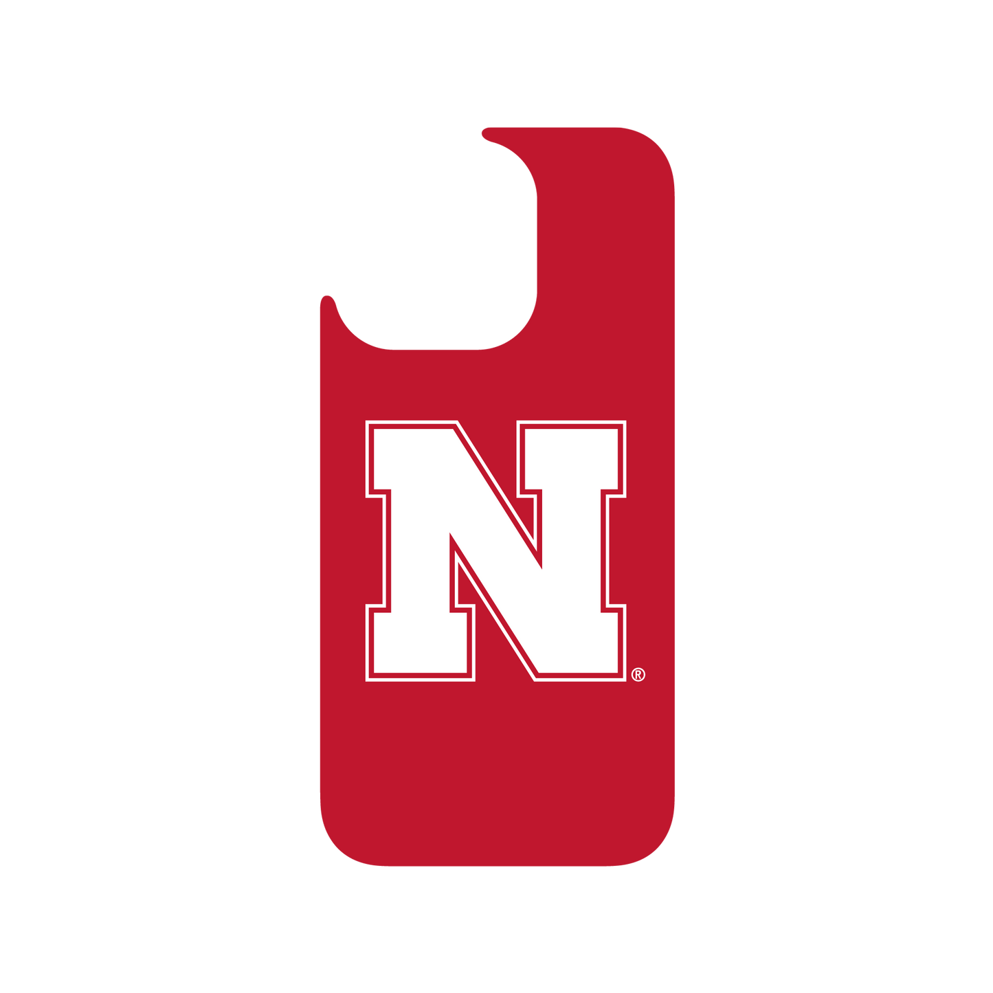 RHINOSHIELD X U.S. College Collections JellyTint (MagSafe compatible) iPhone 15 Pro - University of Nebraska���Lincoln - Nebrasks White
