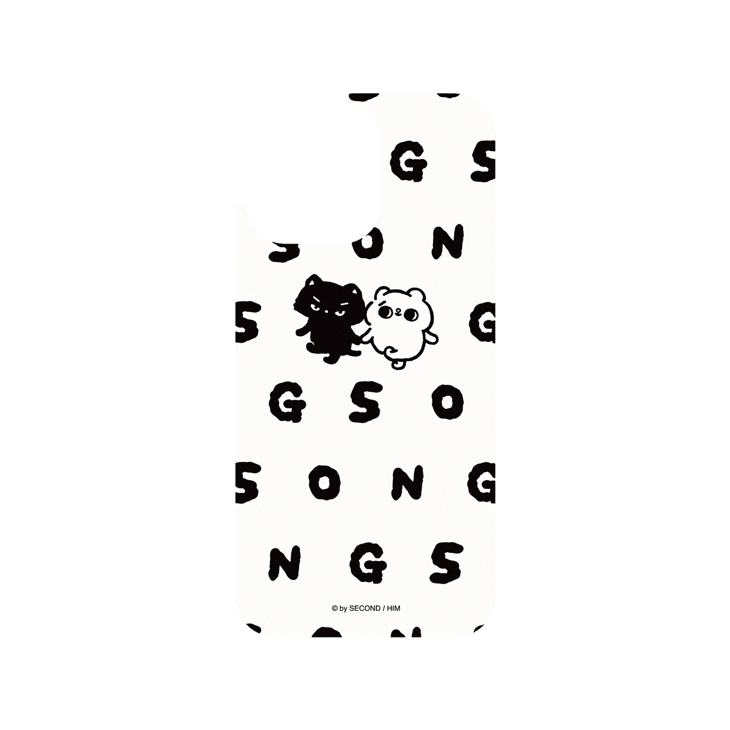 RHINOSHIELD X Song Song Meow by SECOND Clear Case (MagSafe compatible) iPhone 15 Pro Max - Good Friend