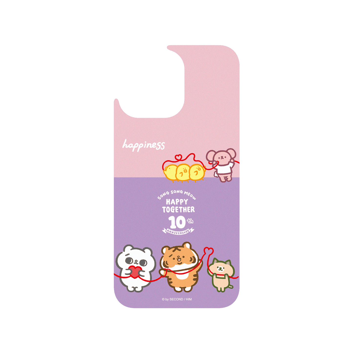 RHINOSHIELD X Song Song Meow by SECOND Clear Case (MagSafe compatible) iPhone 15 Pro Max - Happy 10th Anniversary!