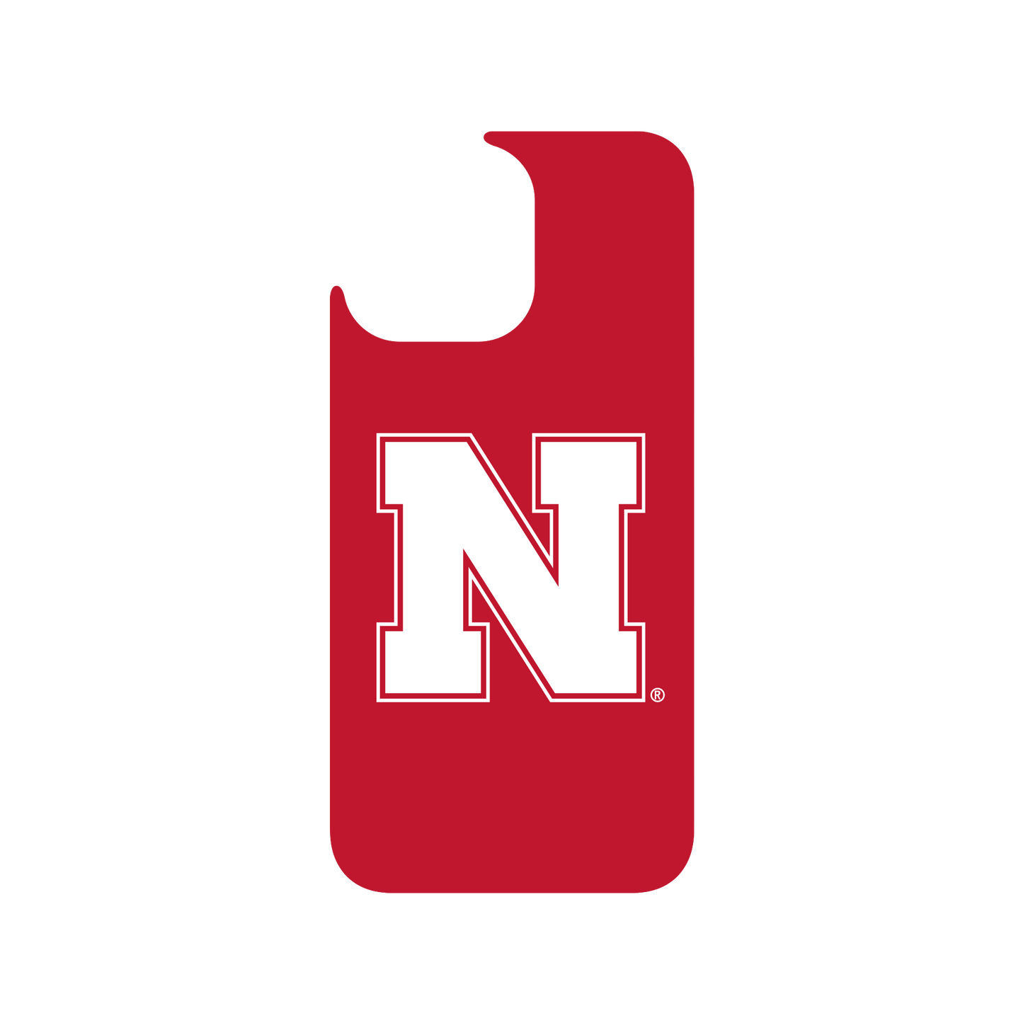 RHINOSHIELD X U.S. College Collections JellyTint (MagSafe compatible) iPhone 15 Pro Max - University of Nebraska���Lincoln - Nebrasks White
