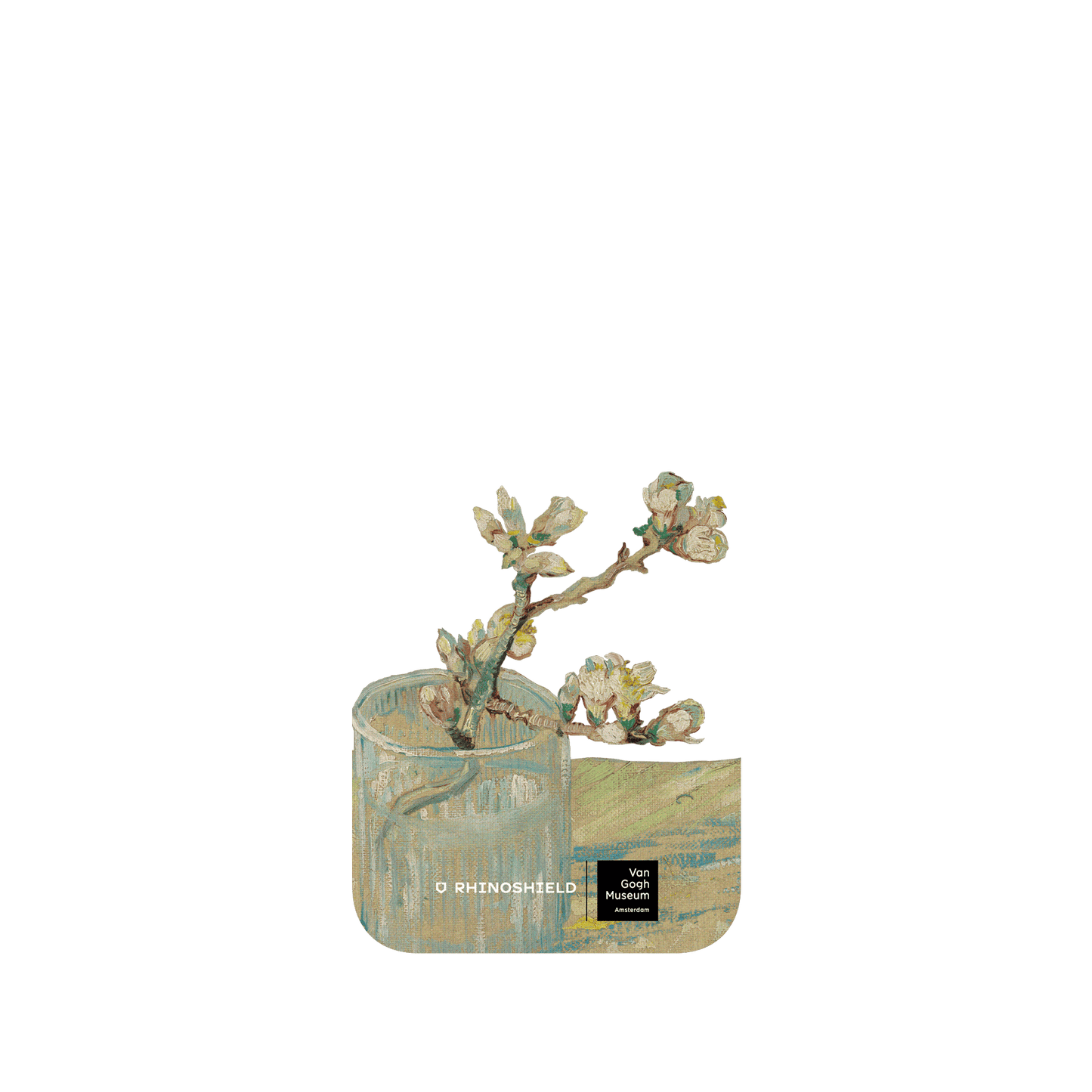 RHINOSHIELD X Van Gogh Museum  Clear iPhone 15 Pro Max Case - Sprig of Flowering Almond in a Glass