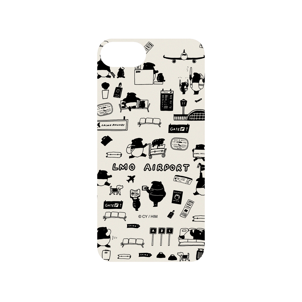 RHINOSHIELD X LAIMO Mod NX iPhone SE (3rd generation) Case - LMO AIRPORT Backplate