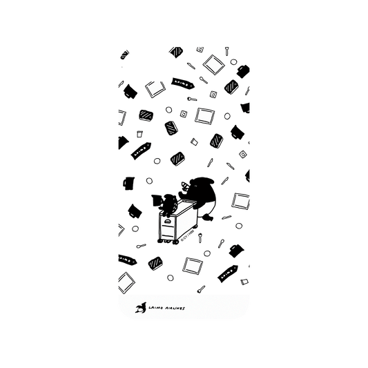 RHINOSHIELD X LAIMO Mod NX iPhone 8 Case - LAIMO AIRLINES Backplate