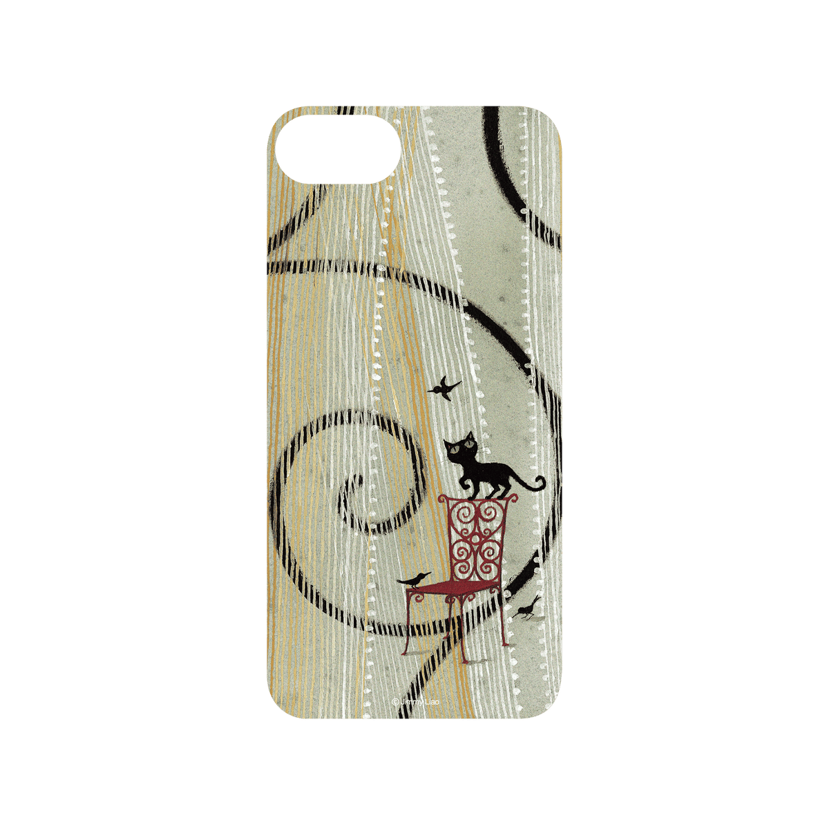 RHINOSHIELD X Jimmy Mod NX iPhone 7 Case - Missing My Cat - Black Cat Backplate