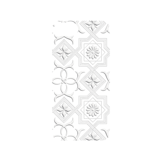 RHINOSHIELD X OldHouseFace Mod NX iPhone 8 Case - Patterned Glass- Cube and Flower Backplate