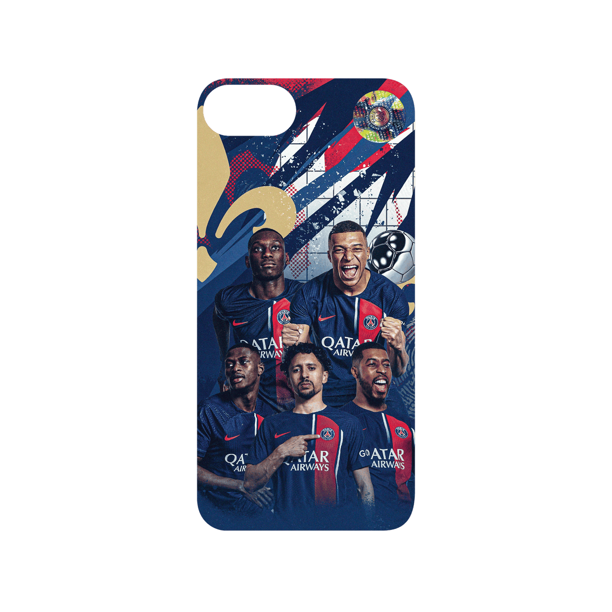 RHINOSHIELD X PSG Mod NX iPhone 7 Case - PSG Victory - Team 1 Backplate