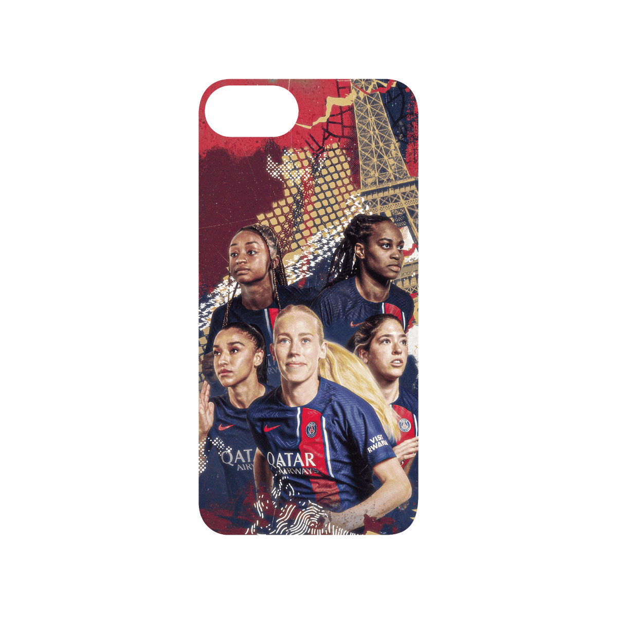RHINOSHIELD X PSG Mod NX iPhone 7 Case - PSG Victory - Squad 1 Backplate