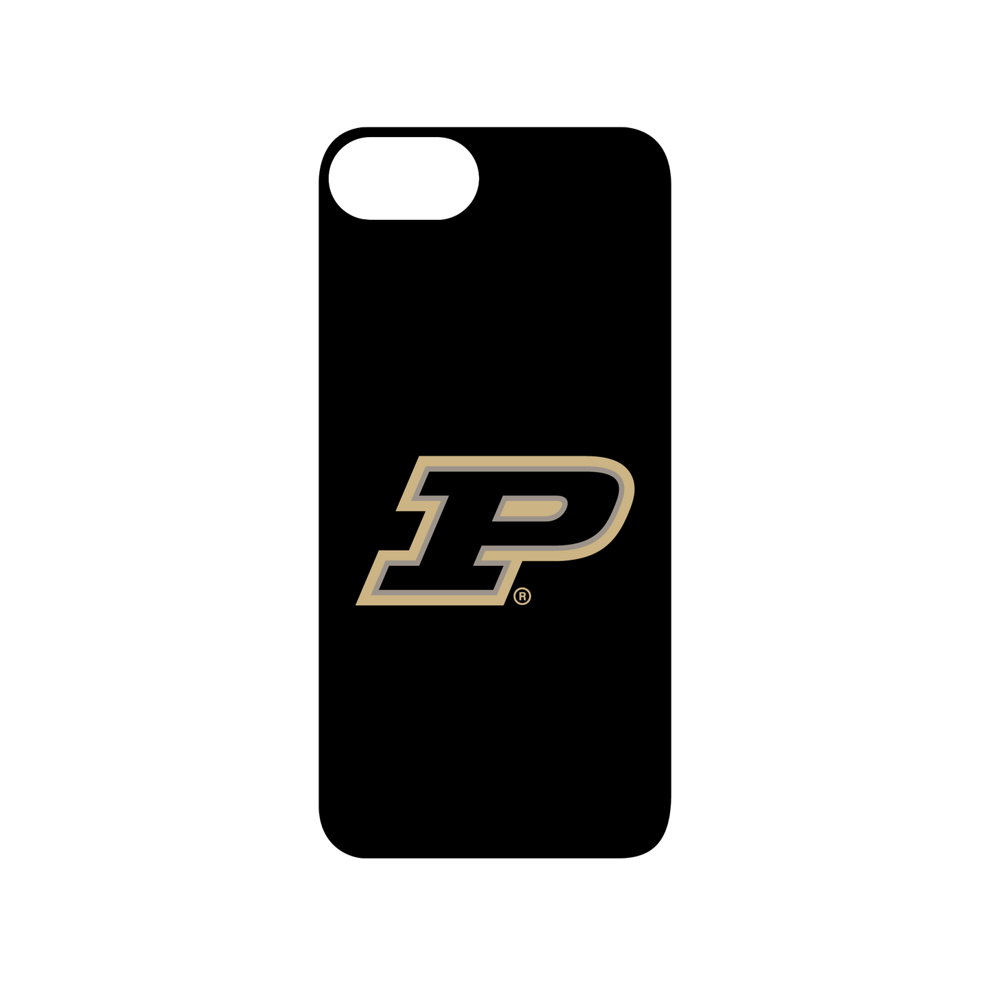 RHINOSHIELD X U.S. College Collections Mod NX iPhone SE (3rd generation) Case - Purdue University - Purdue University Black Backplate
