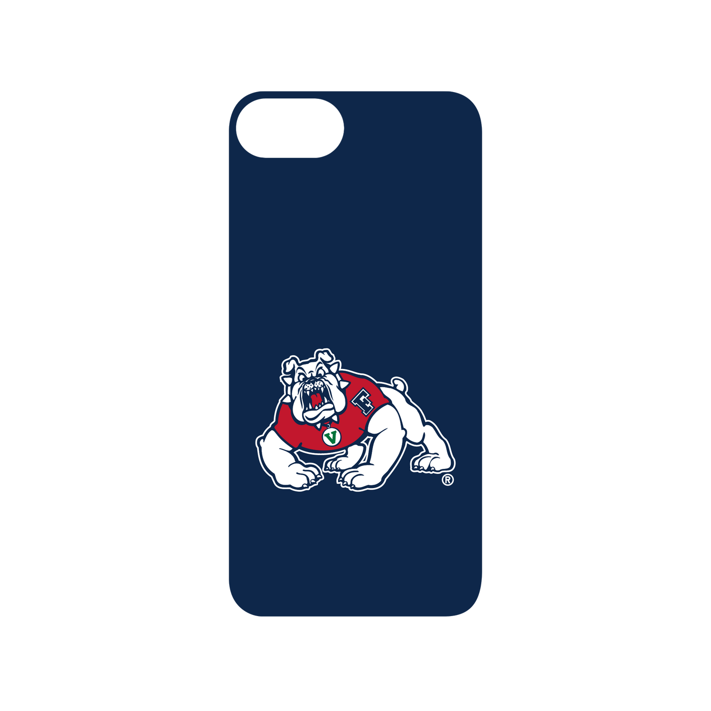 RHINOSHIELD X U.S. College Collections Mod NX iPhone SE (2nd generation) Case - Fresno State-Dark Backplate