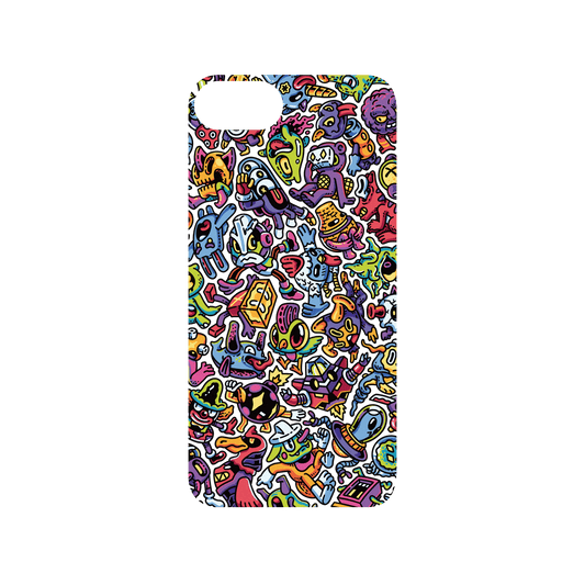 RHINOSHIELD X Lei Melendres Mod NX iPhone SE (2nd generation) Case - Puzzle Movements Backplate