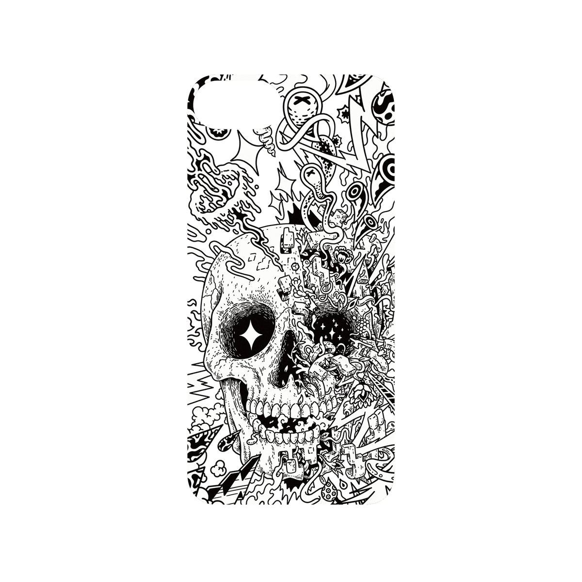 RHINOSHIELD X Lei Melendres Mod NX iPhone SE (2nd generation) Case - Rebirth Skull Backplate