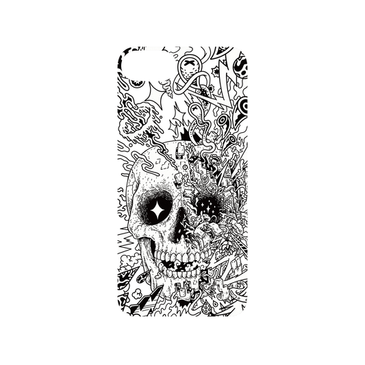 RHINOSHIELD X Lei Melendres Mod NX iPhone SE (2nd generation) Case - Rebirth Skull Backplate