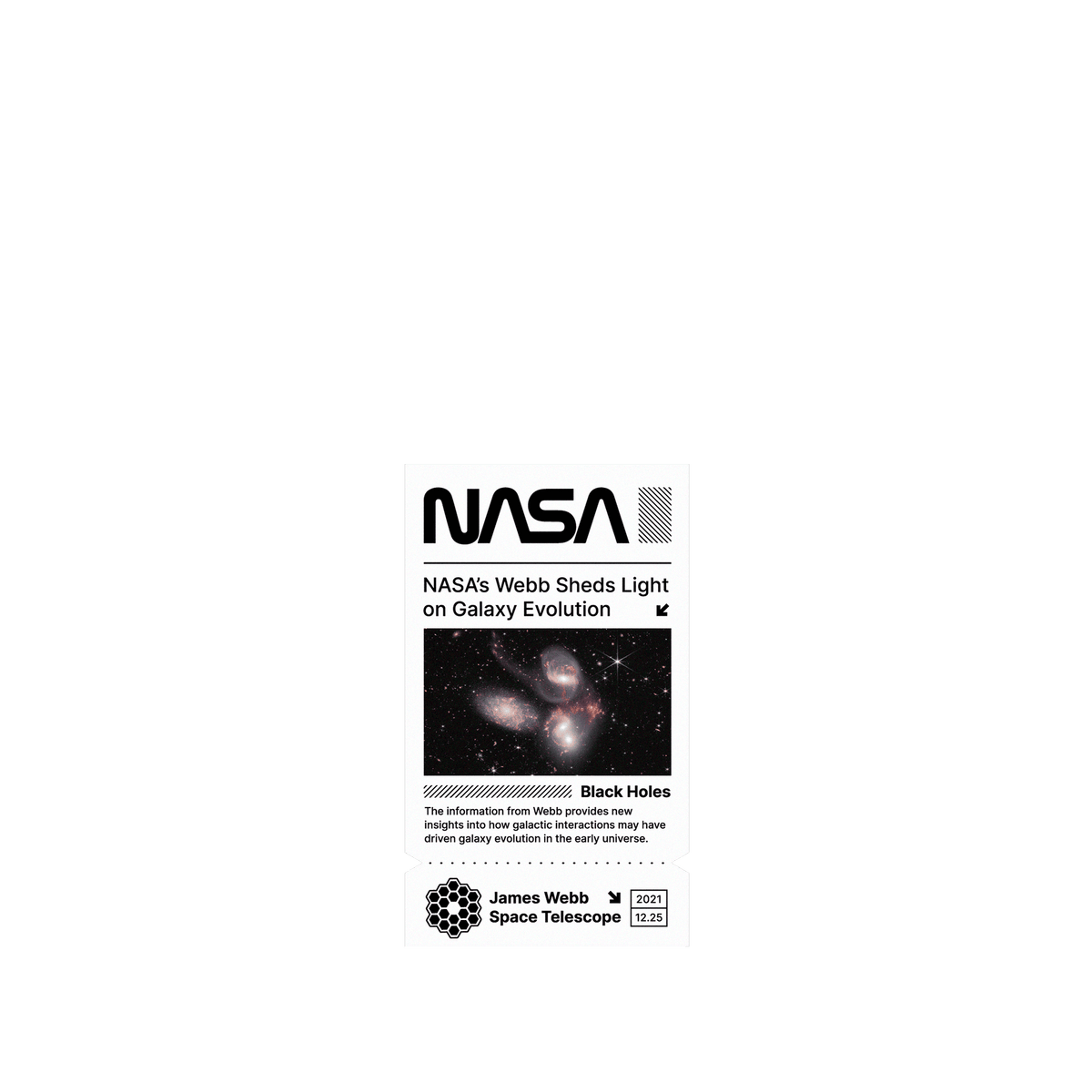 RHINOSHIELD | Cosmos Mod NX iPhone 8 Case - NASA's Space Telescope - Stephan's Quintet Backplate