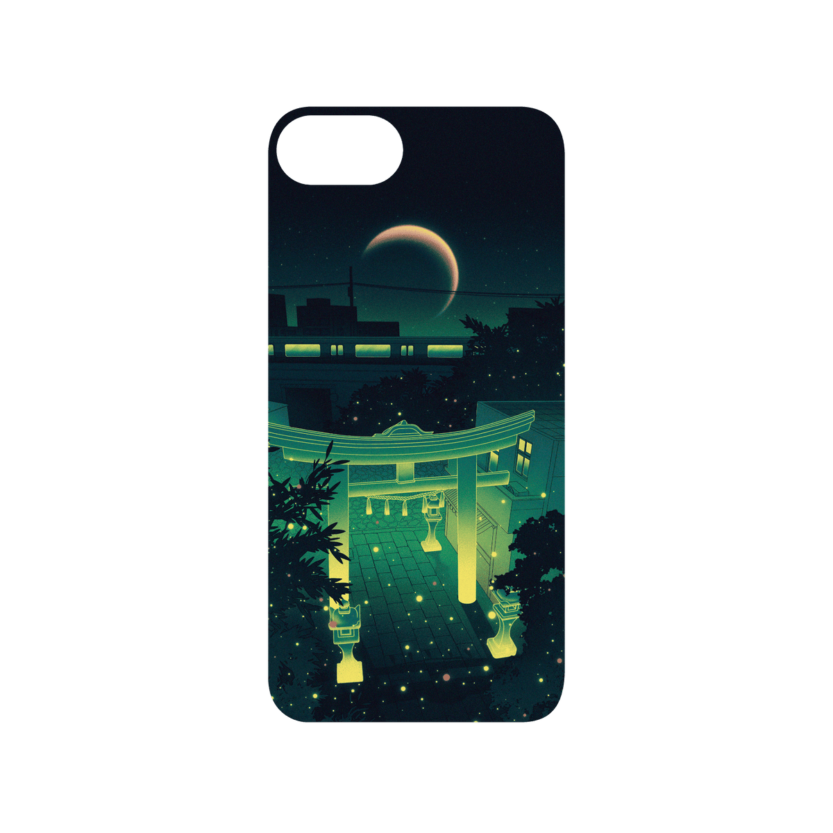 RHINOSHIELD X Surudenise Mod NX iPhone SE (2nd generation) Case - Japan at Night Backplate