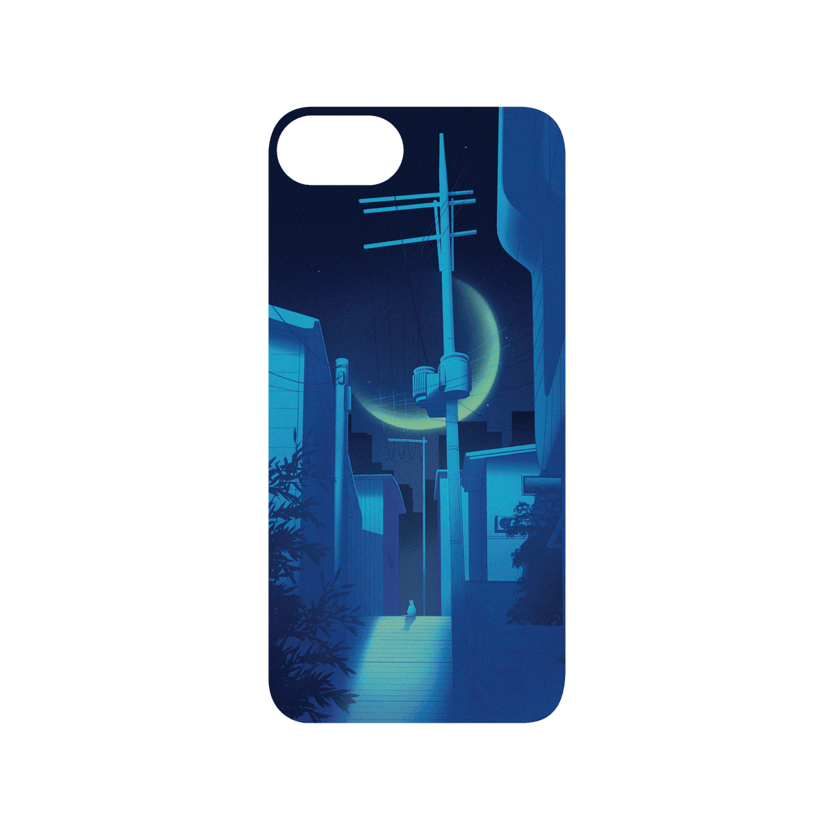 RHINOSHIELD X Surudenise Mod NX iPhone SE (2nd generation) Case - Lofi Moon Backplate