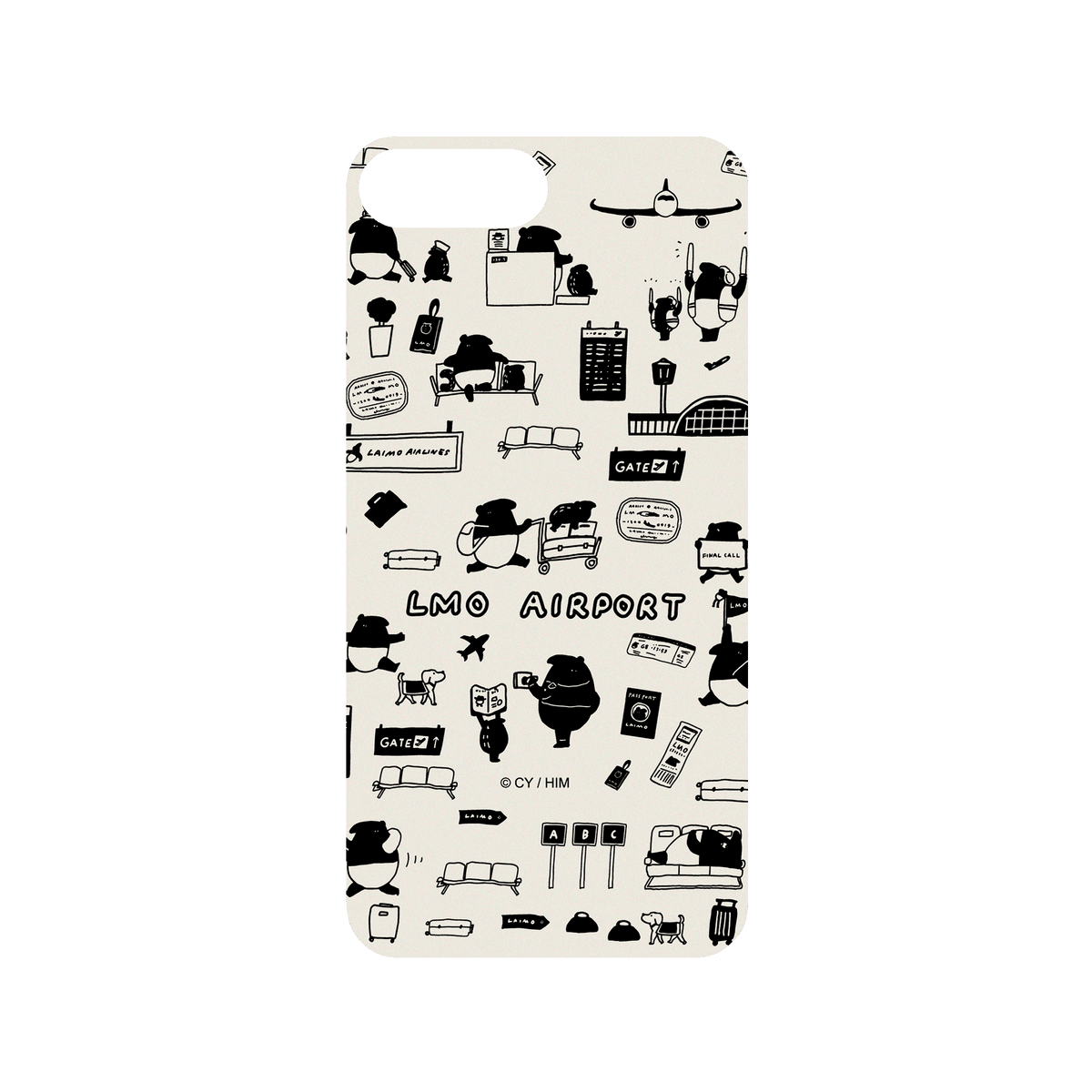 RHINOSHIELD X LAIMO Mod NX iPhone 7 Plus Case - LMO AIRPORT Backplate