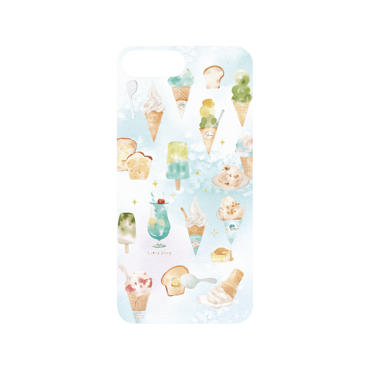 RHINOSHIELD X Liang Feng Mod NX iPhone 7 Plus Case - Summer Ice Cream Backplate