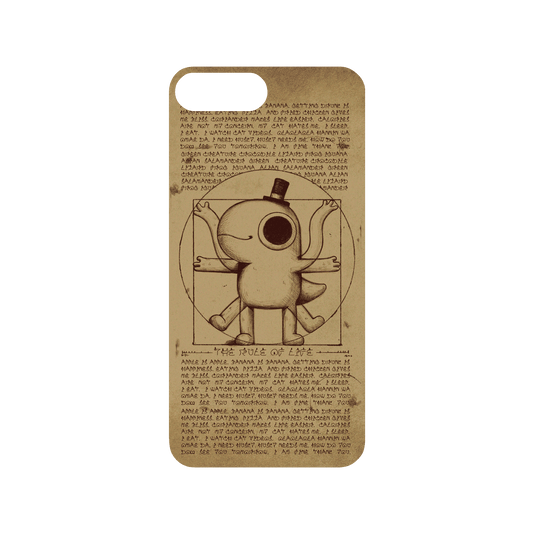 RHINOSHIELD X Incrediville Mod NX iPhone 7 Plus Case - Vitruvian Lizard 2 Backplate