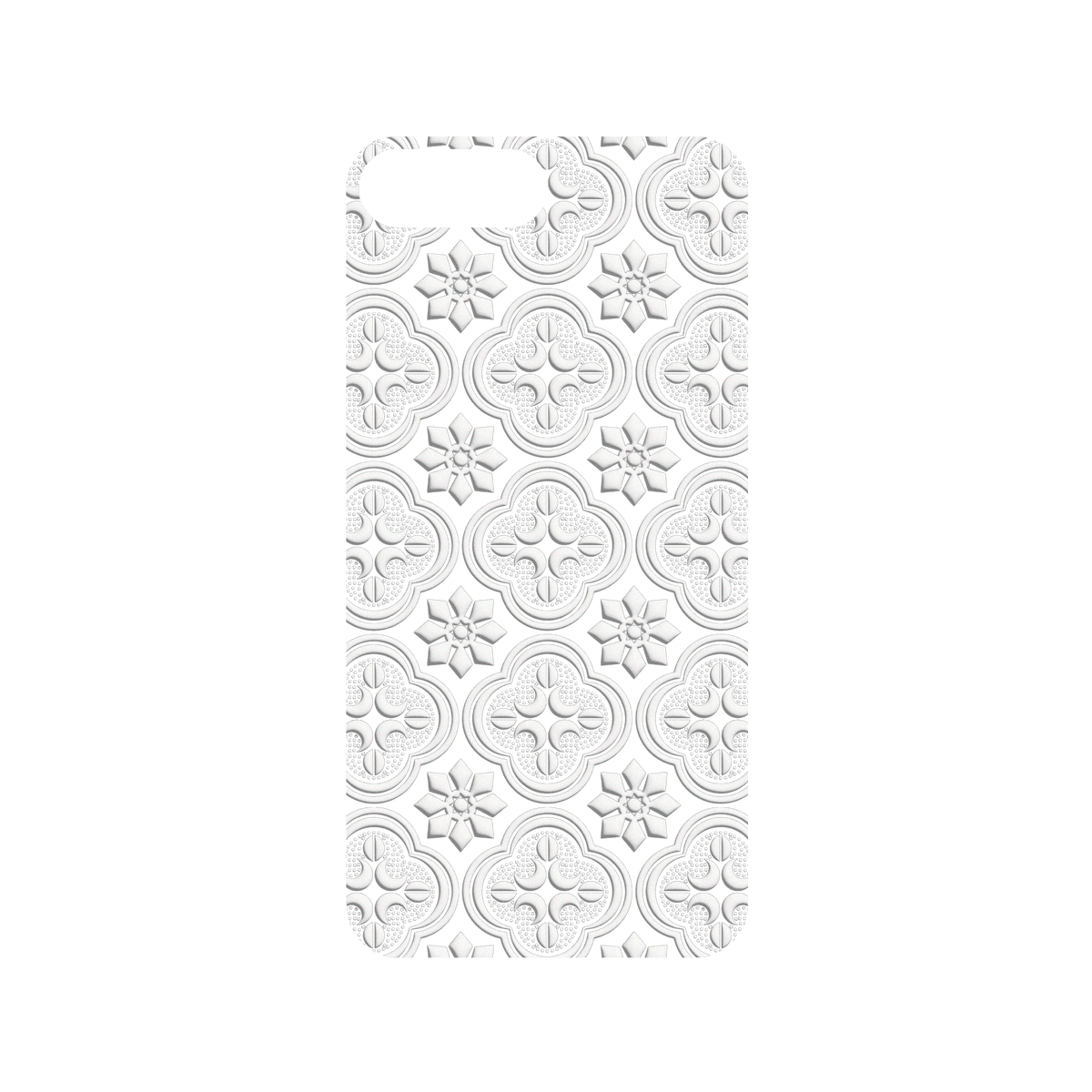 RHINOSHIELD X OldHouseFace Mod NX iPhone 7 Plus Case - Patterned Glass- Begonia Flowers Backplate