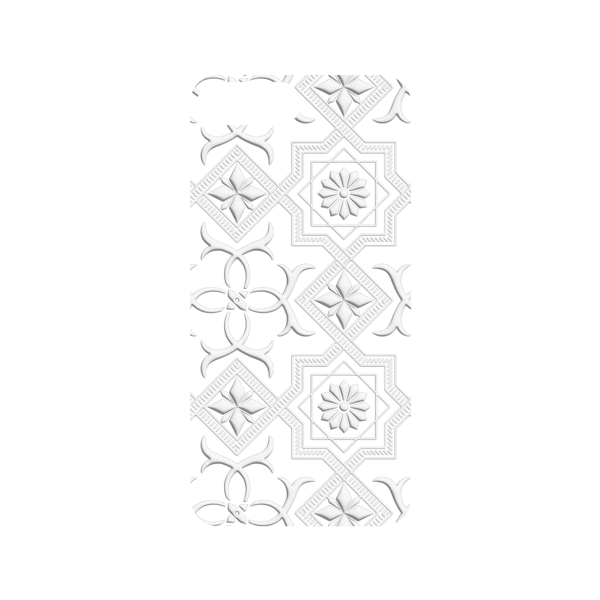 RHINOSHIELD X OldHouseFace Mod NX iPhone 7 Plus Case - Patterned Glass- Cube and Flower Backplate