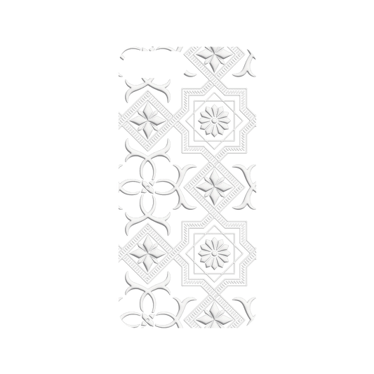 RHINOSHIELD X OldHouseFace Mod NX iPhone 7 Plus Case - Patterned Glass- Cube and Flower Backplate
