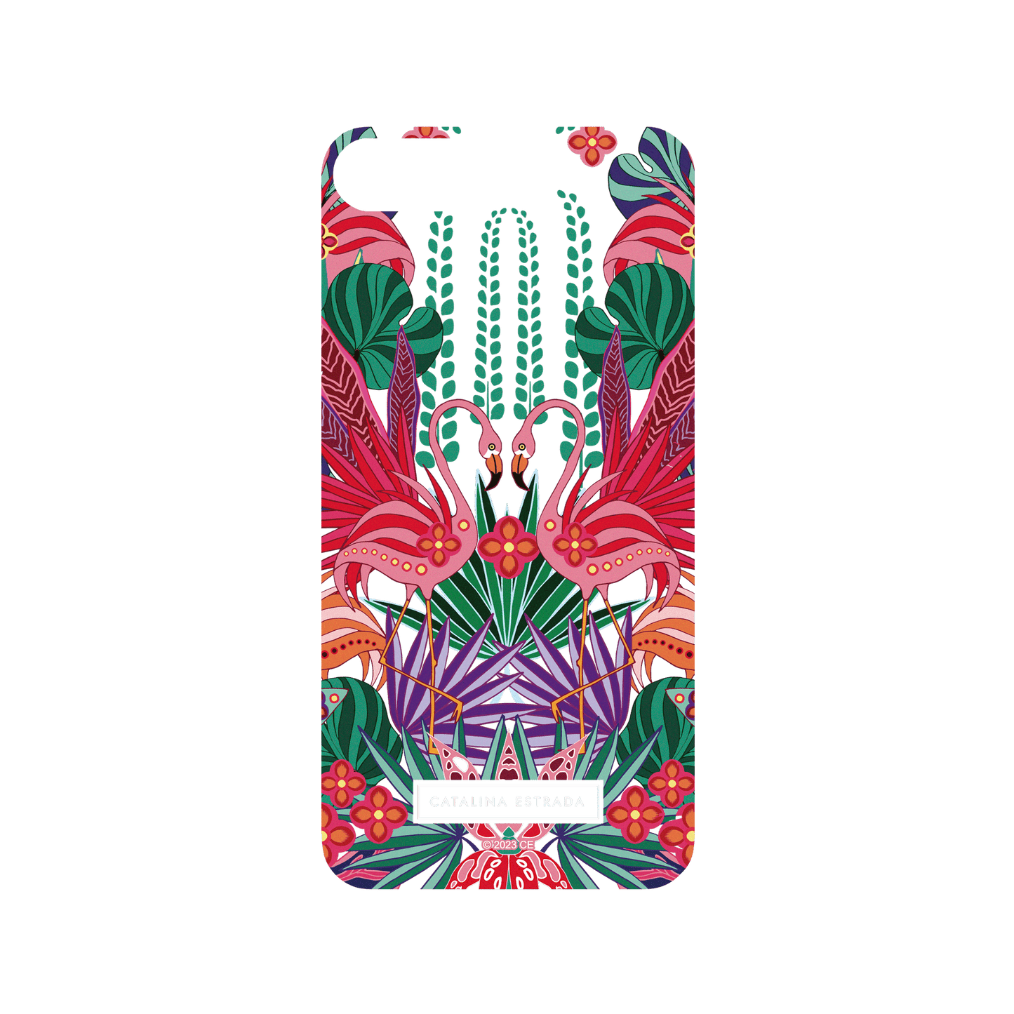 RHINOSHIELD X Catalina Estrada Mod NX iPhone 8 Plus Case - Flamingo Backplate