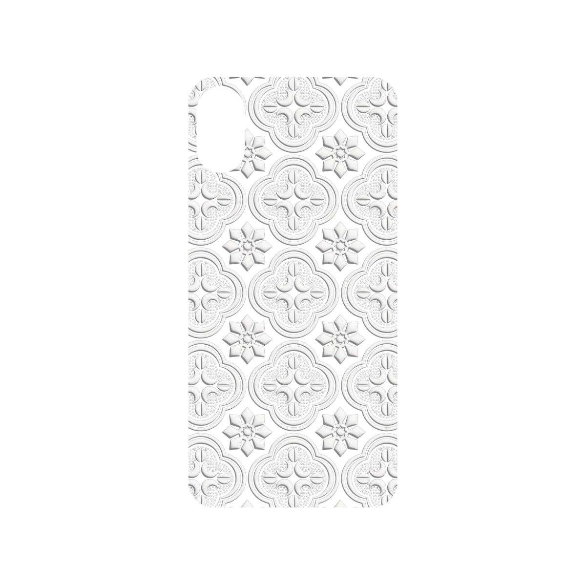 RHINOSHIELD X OldHouseFace Mod NX iPhone X Case - Patterned Glass- Begonia Flowers Backplate