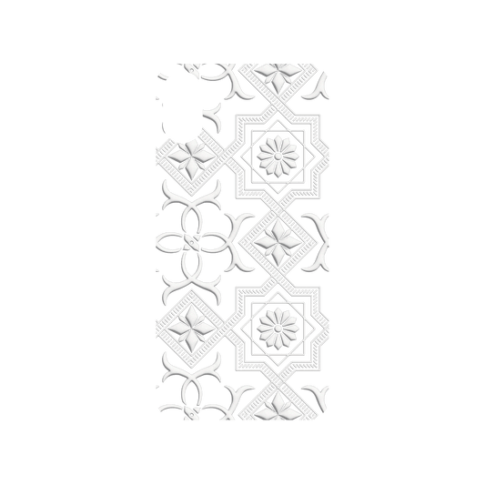 RHINOSHIELD X OldHouseFace Mod NX iPhone X Case - Patterned Glass- Cube and Flower Backplate