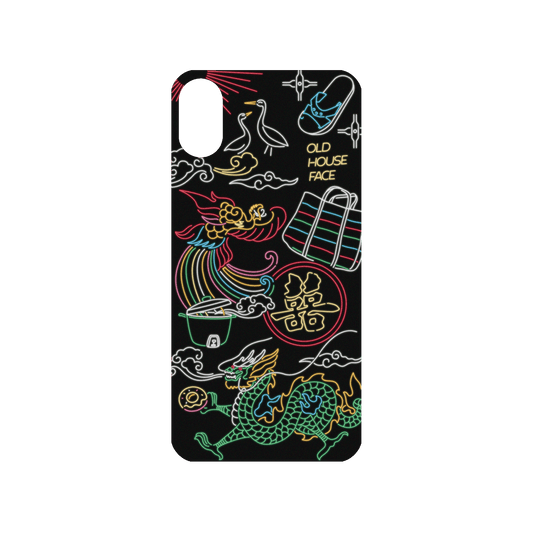 RHINOSHIELD X OldHouseFace Mod NX iPhone X Case - Taiwanese Neon Light Backplate
