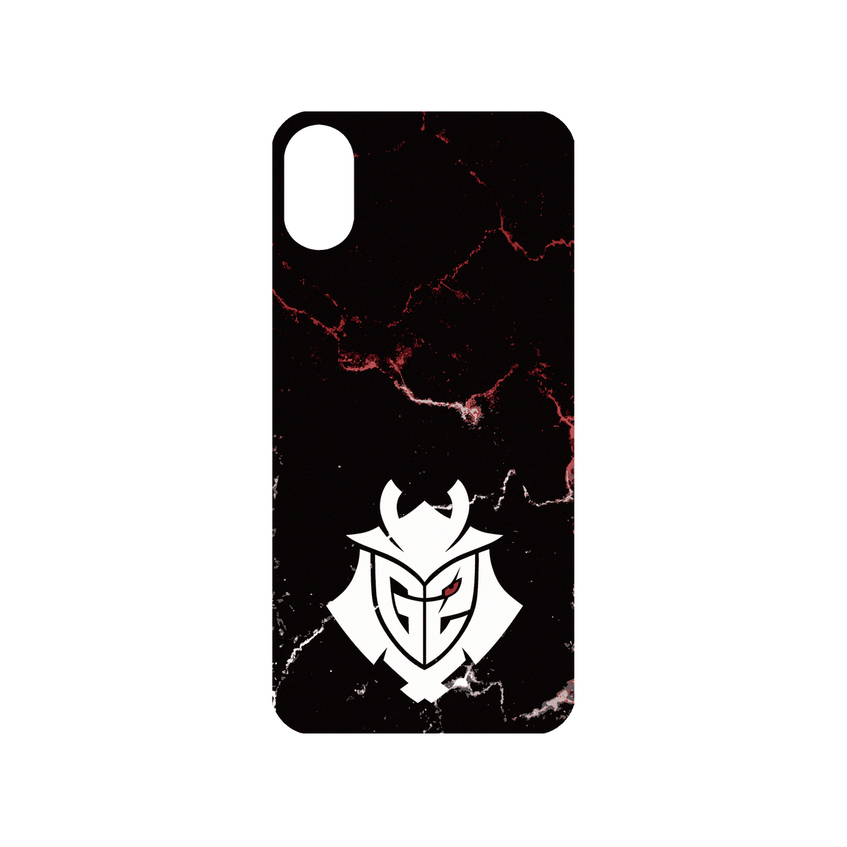 RHINOSHIELD X G2 Esports Mod NX iPhone X Case - G2 Logo Marble Backplate