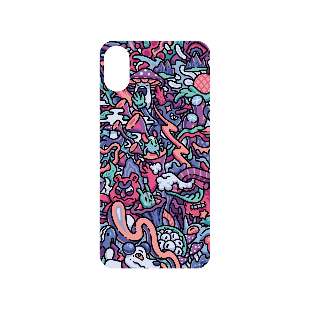 RHINOSHIELD X Lei Melendres Mod NX iPhone X Case - Hidden Paradise Backplate