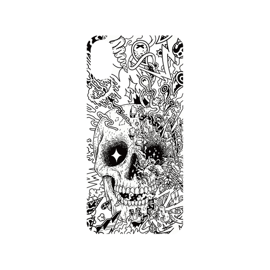 RHINOSHIELD X Lei Melendres Mod NX iPhone X Case - Rebirth Skull Backplate