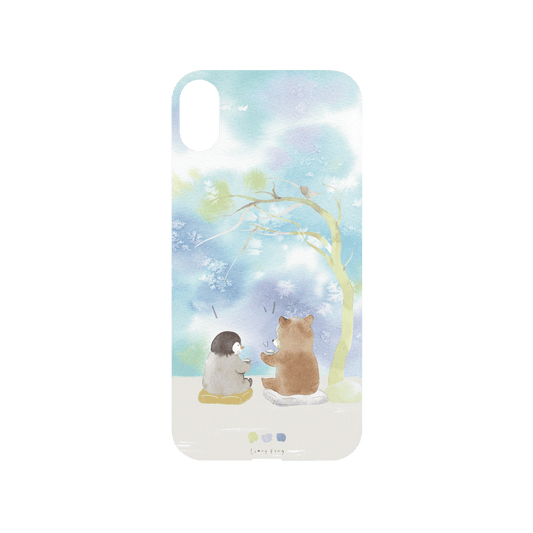 RHINOSHIELD X Liang Feng Mod NX iPhone XS Case - Penguin & Bear Backplate