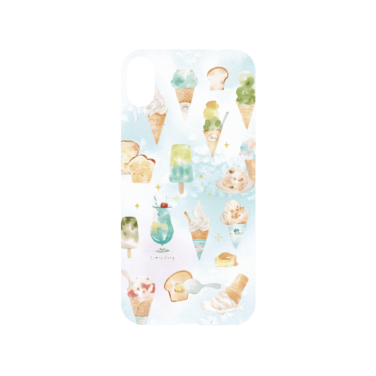 RHINOSHIELD X Liang Feng Mod NX iPhone XS Case - Summer Ice Cream Backplate