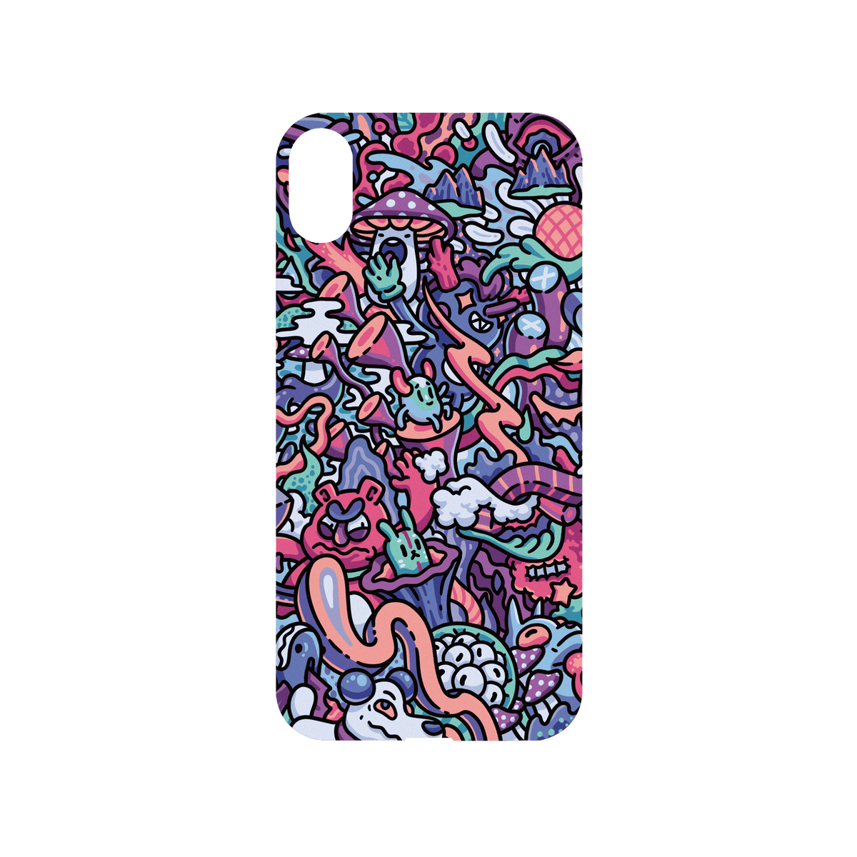 RHINOSHIELD X Lei Melendres Mod NX iPhone XS Case - Hidden Paradise Backplate