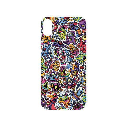 RHINOSHIELD X Lei Melendres Mod NX iPhone XS Case - Puzzle Movements Backplate