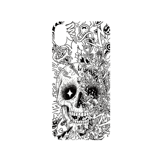 RHINOSHIELD X Lei Melendres Mod NX iPhone XS Case - Rebirth Skull Backplate